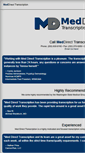Mobile Screenshot of meddirecttranscription.com
